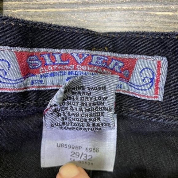 Vintage Silver Button Fly Jeans - Picture 4 of 10